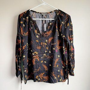 J Crew Point Sur Floral Blouse